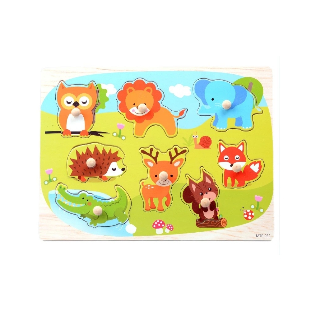 ECO (179) Wooden Wild Animal Puzzle Board - Image 1