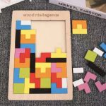 Wooden Intelligence Puzzle Block Board - Image 2