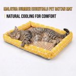 Cooling Rattan Summer Cat Bed with Anti-Slip Base - Image 2