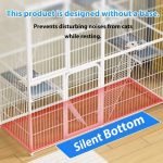 Multi-Level Large White Metal Indoor Cat Cage - Image 2