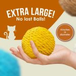 Extra Large Natural Sisal Woven Cat Scratching Ball
